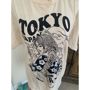 LCM International Tokyo Japan Fox Archer Girl Graphic T-shirt